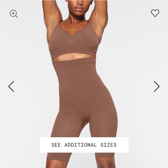 SKIMS Other - SKIMS SEAMLESS SCULPT HIGH-WAISTED ABOVE THE KNEE SHORT